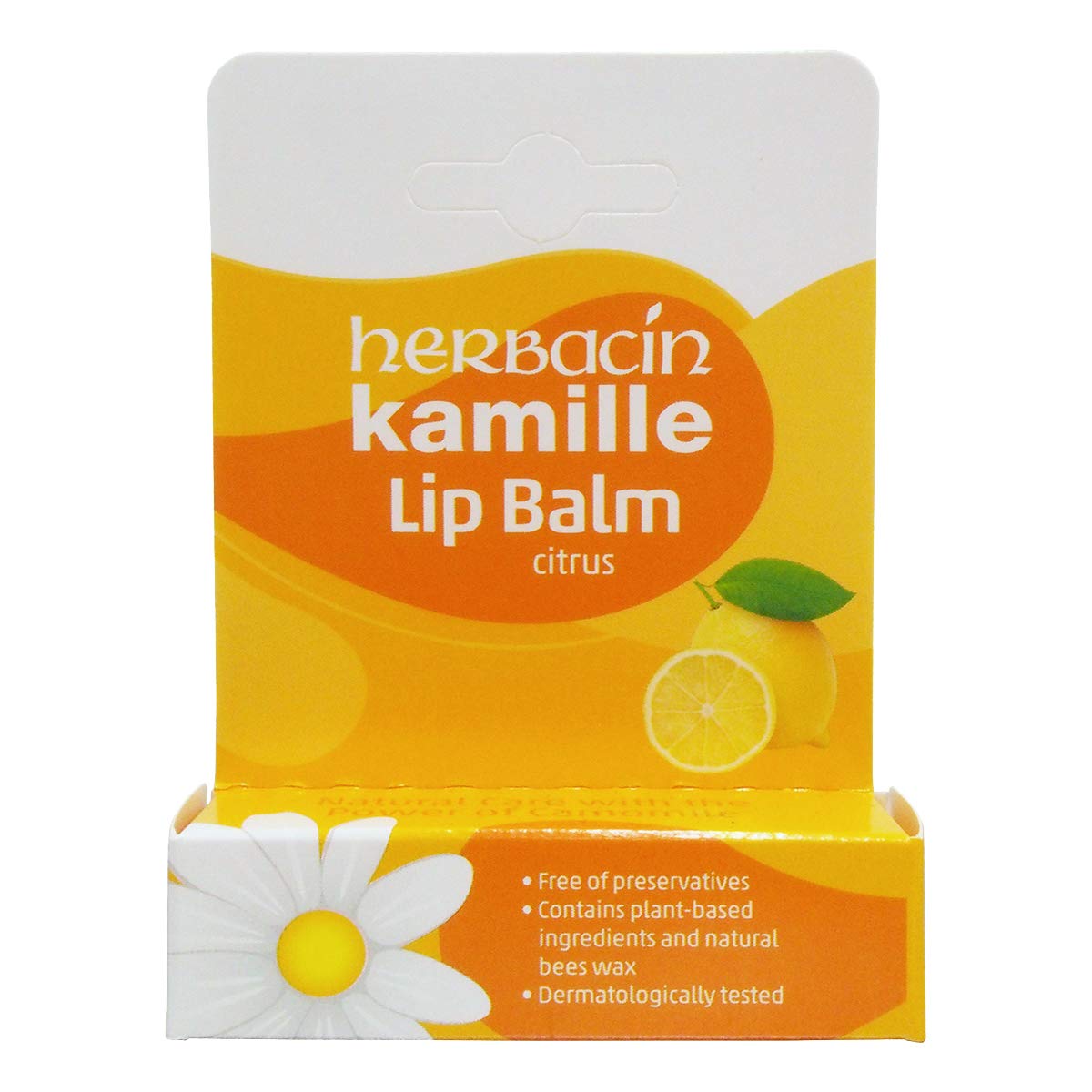 Herbacin Citrus Lip Balm 4.8g Nourishing Lip Care