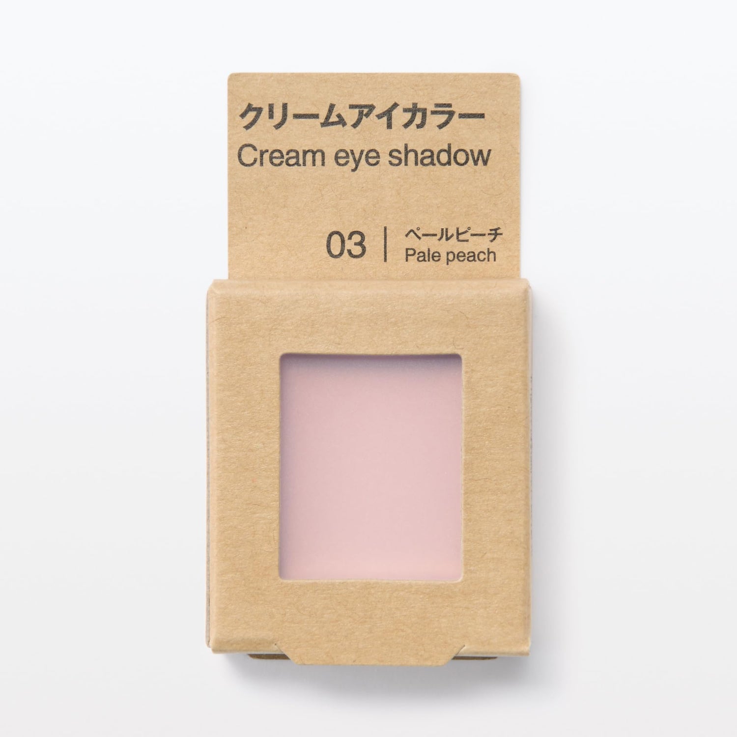 Mujirushiryouhin Cream Eye Color Pale Peach 1.8g