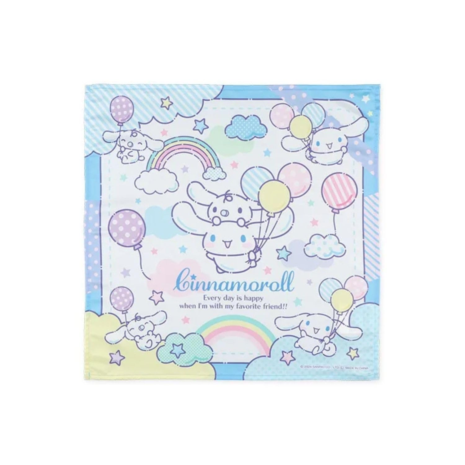 Salon de Sanrio Napkin Set with Cinnamonroll Design 43x43cm