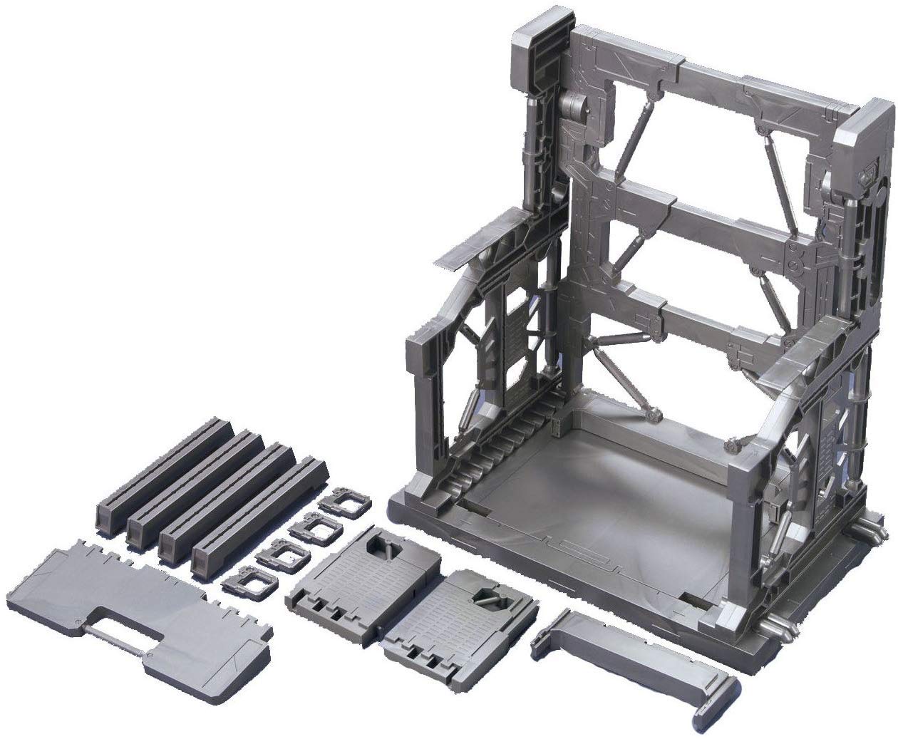 BANDAI SPIRITS 1/144 System Base 001 Gunmetal Model Kit Part
