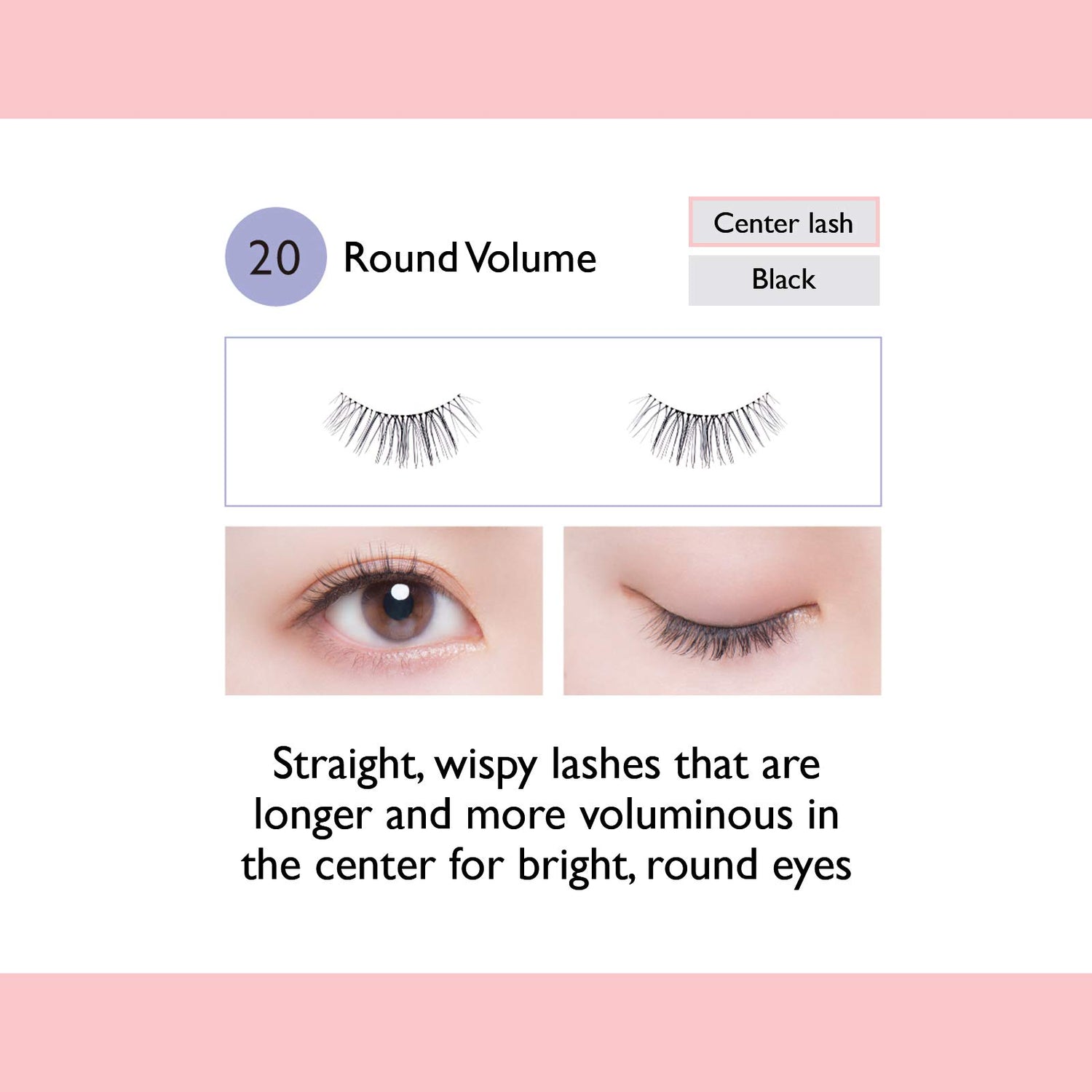 KOJI Easy Lash No.20 Volume Pair Natural Look
