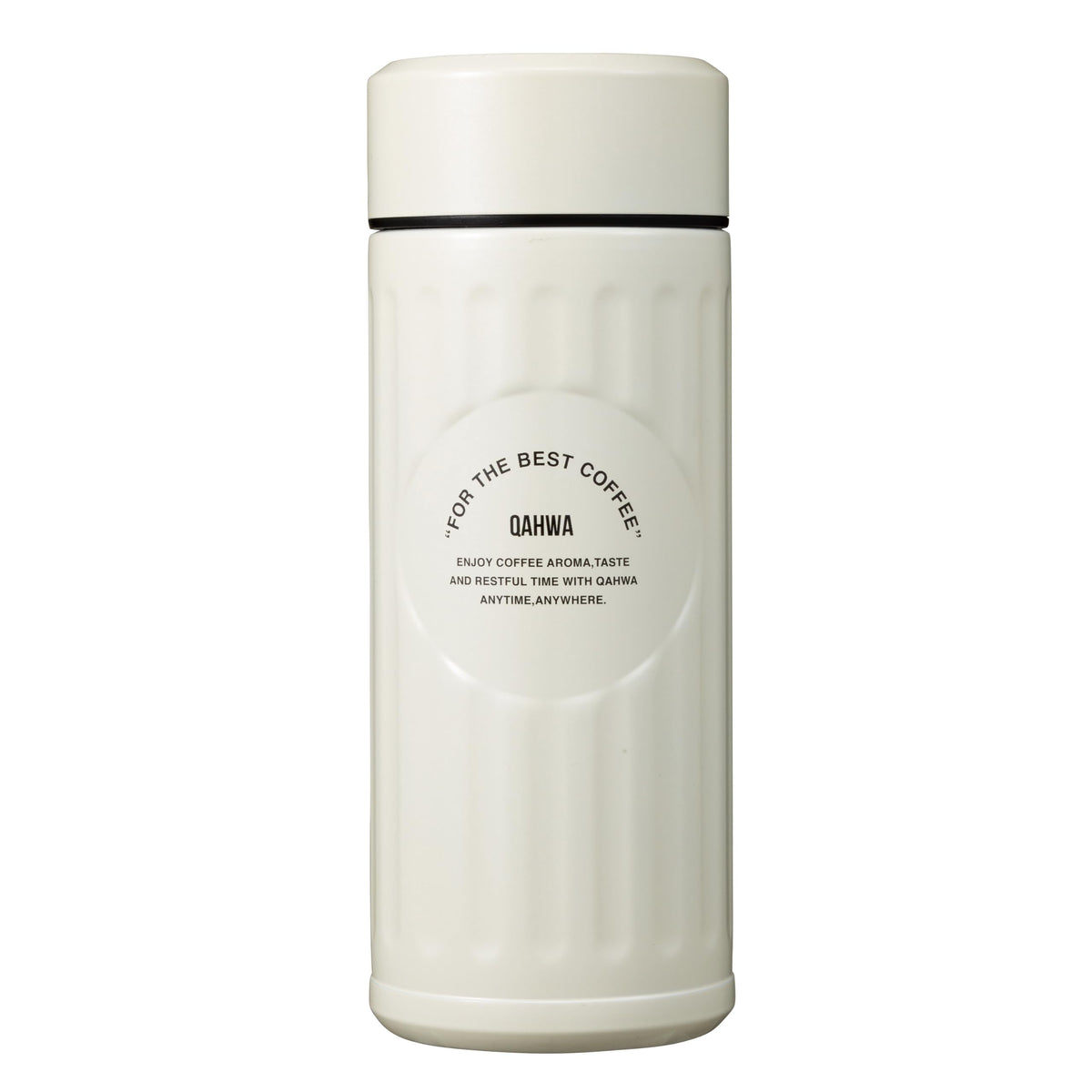 CB JAPAN QAHWA Coffee Bottle 420ml Pearl White Vacuum Insulated