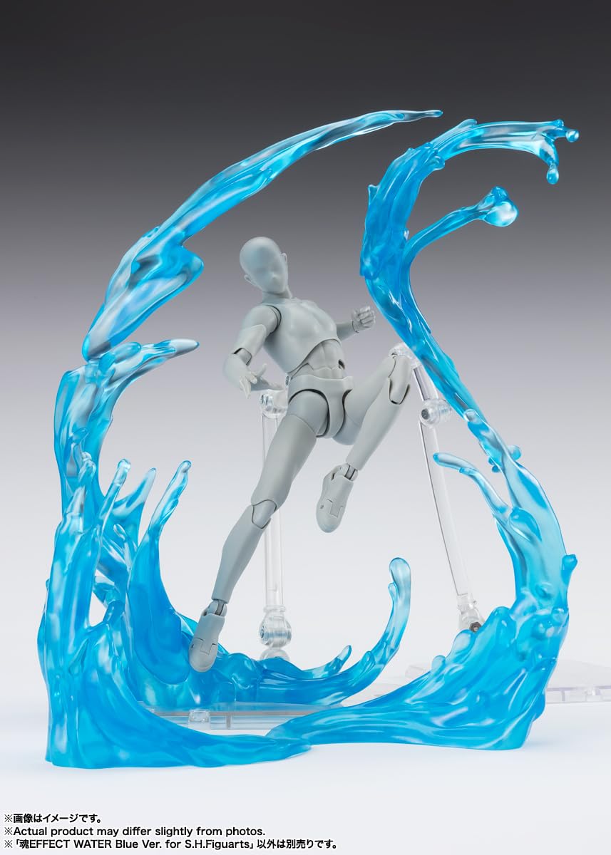TAMASHII NATIONS Tamashii EFFECT WATER Blue Ver. for S.H.Figuarts, Approx. 180mm, PVC &amp; ABS