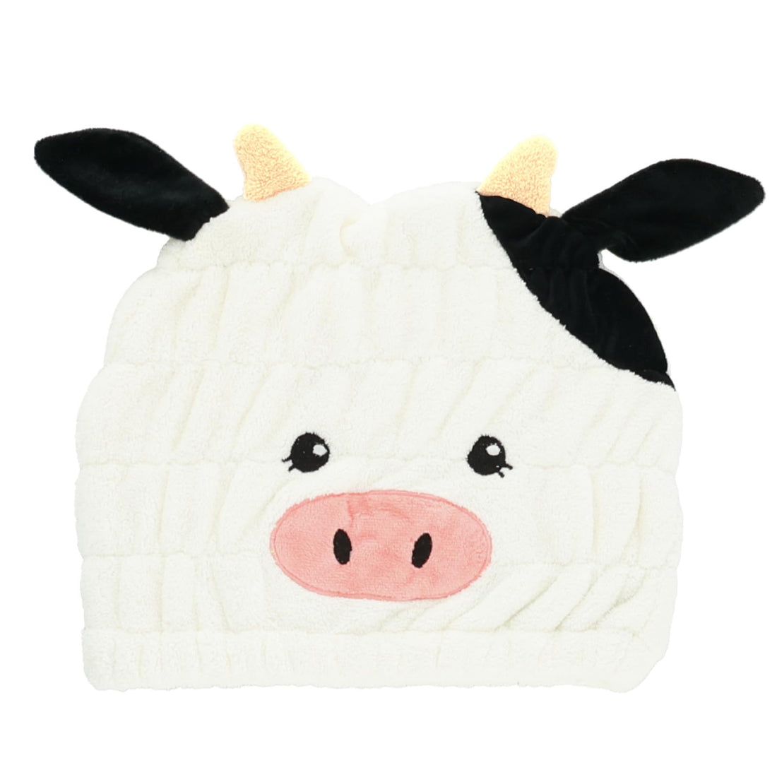 Marushin Kids Swimming Towel Cap Cow Design Quick-Dry Hair Towel