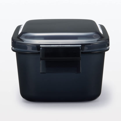 MUJI Washable Bento Box Black 670mL for Easy Meal Prep