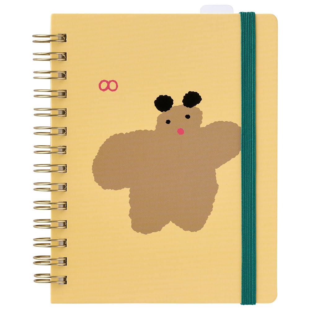 Kingjim Notebook Passport Size Plush Toy for Creative Note Taking