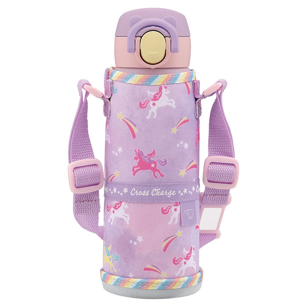 ZOJIRUSHI Kids Mug Unicorn Purple 480ml Easy to Use for Children