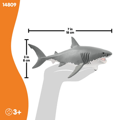 SCHLEICH Great White Shark Figure 14809 for Collectors