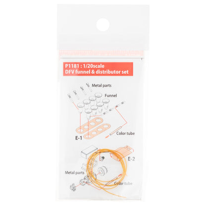 Model Factory Hiro Funnel and Distributor Set 1/20 Scale Model Parts