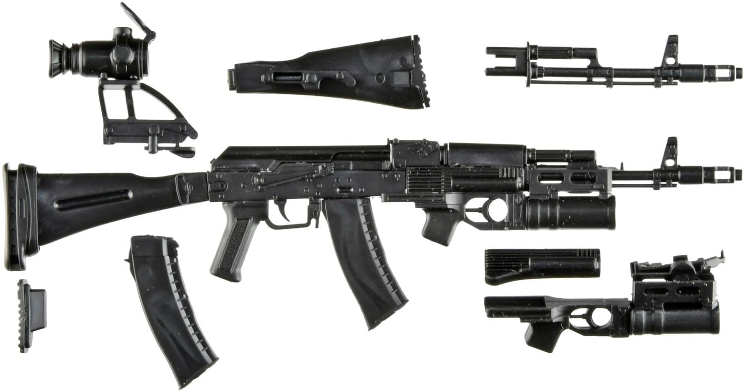 TOMYTEC Little Armory 1/12 AK74M and GP25 Type Unpainted Model Kit