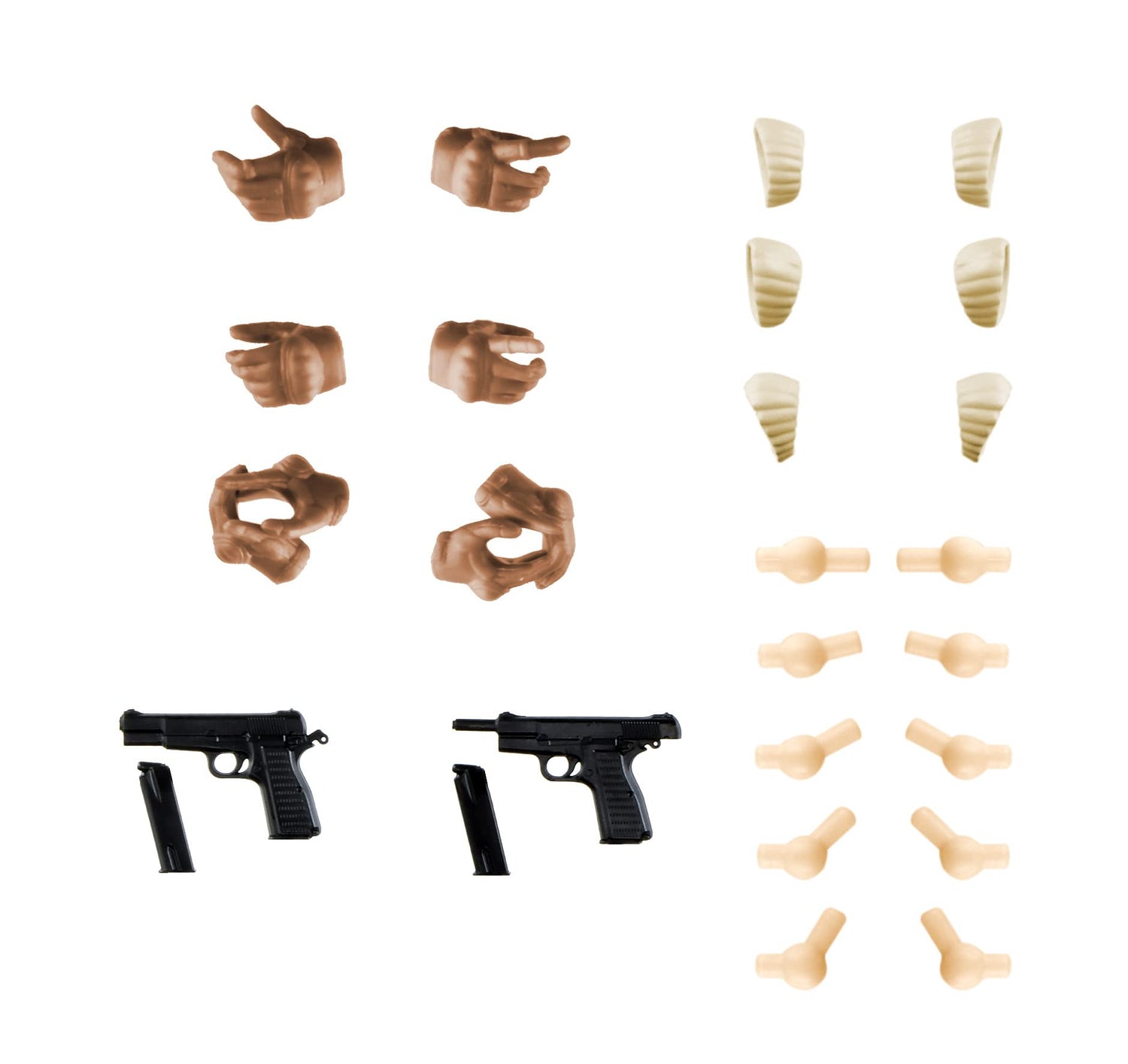 TOMYTEC Little Armory Tactical Gloves Set for LAOP14 Model Kits