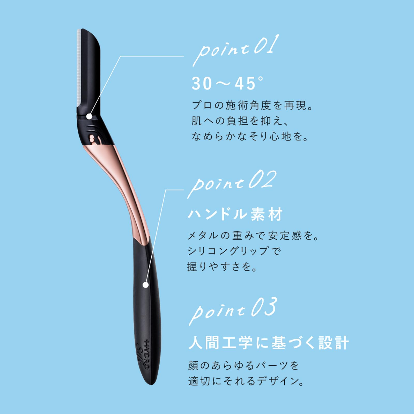 Schick Salon Plus Face Smoother Holder with Blades for Women