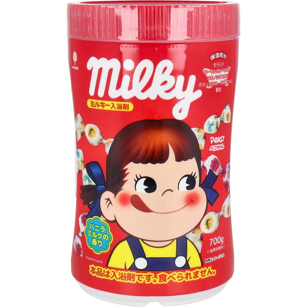 KIYOU JOCHUGIKU Milky Bath Soak 700g with Vanilla Milk Scent