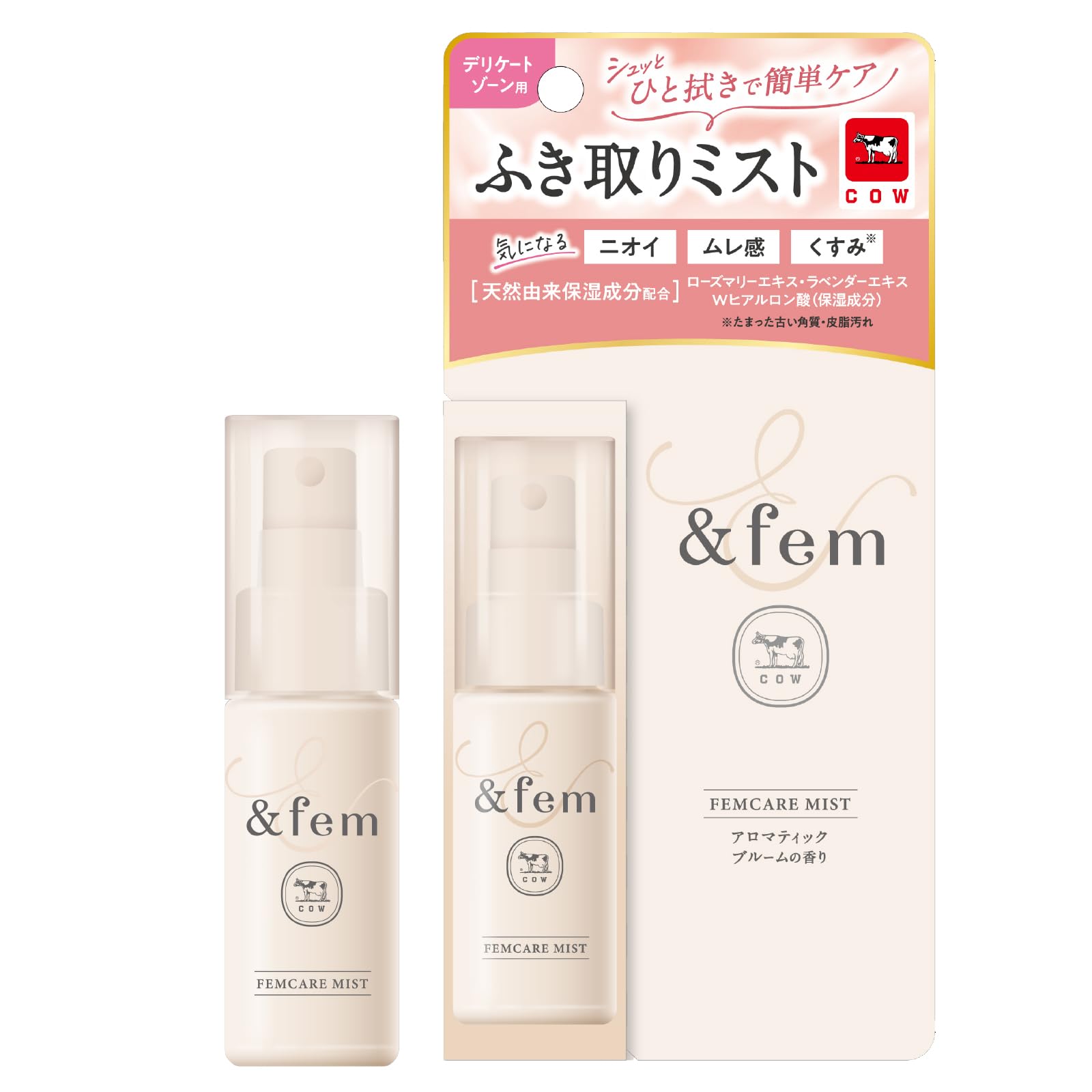 AndFem Feminine Care Mist 30mL Alcohol-Free for Freshness