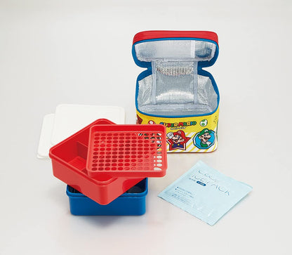 Skater Super Mario Lunch Box with Insulated Bag 2240ml