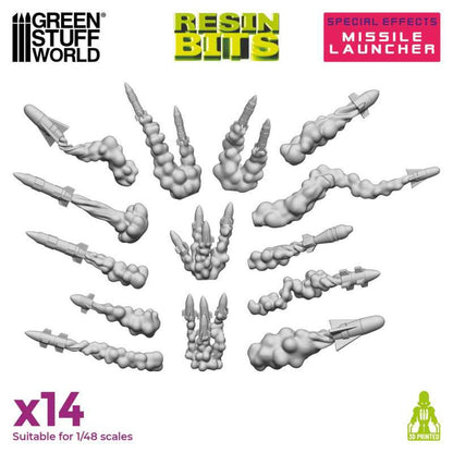 Green Stuff World 3D Printed Missile Launcher Effect Kit
