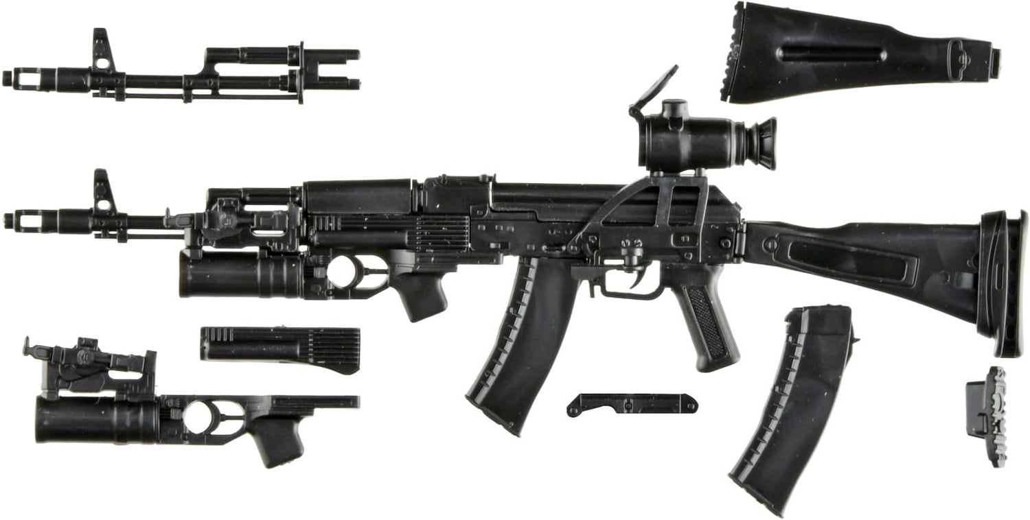 TOMYTEC Little Armory 1/12 AK74M and GP25 Type Unpainted Model Kit