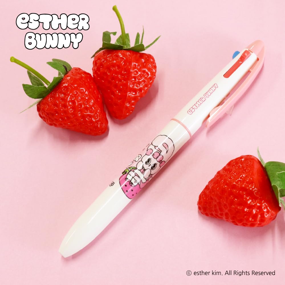 Epoch Chemical Multi-Color Pen Estabunny 3 Colors Pink