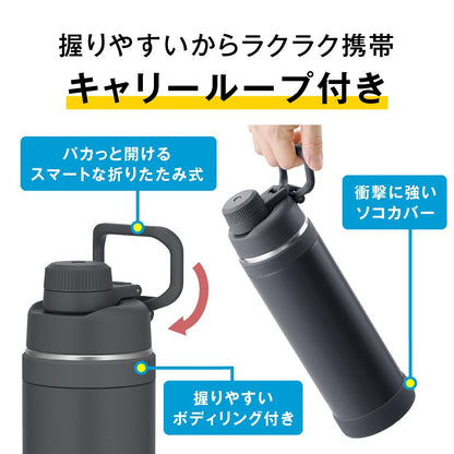 THERMOS 2L Vacuum Insulated Sports Bottle with Carry Loop