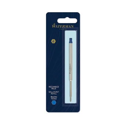 WATERMAN Ballpoint Pen Refill Blue F - Official Import