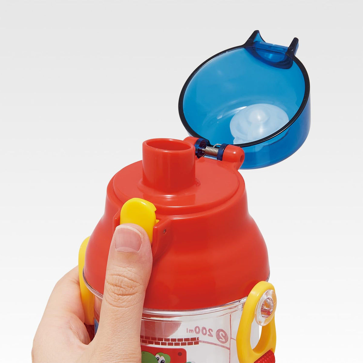 Skater Kids Clear Plastic Water Bottle 480ml with Measurement Markings