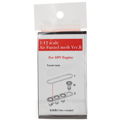 Model Factory Hiro Oval Funnel Mesh for 1/12 Scale DFV Engine