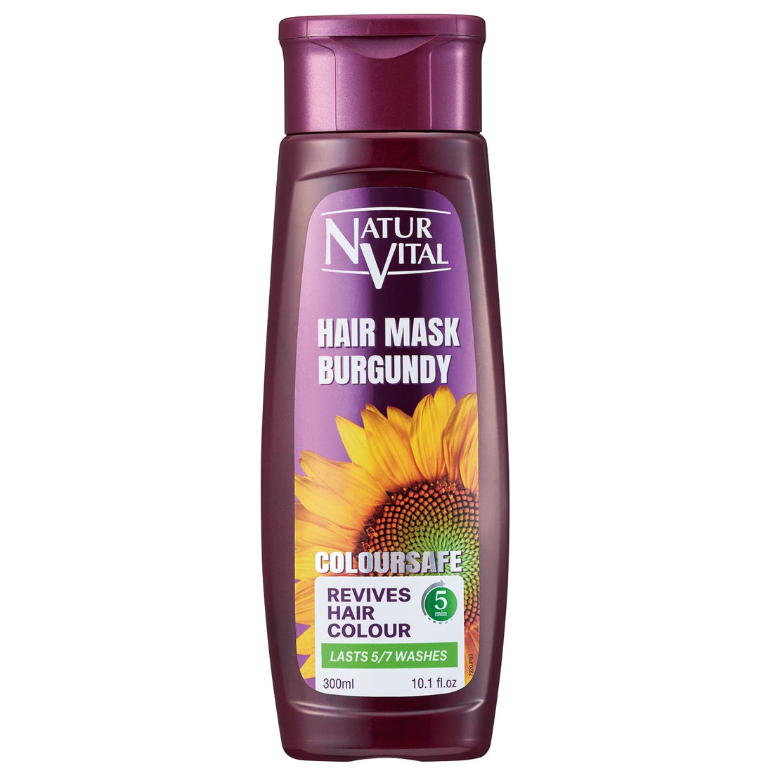 NaturVital Color Safe Hair Mask S Wine Red 300ml