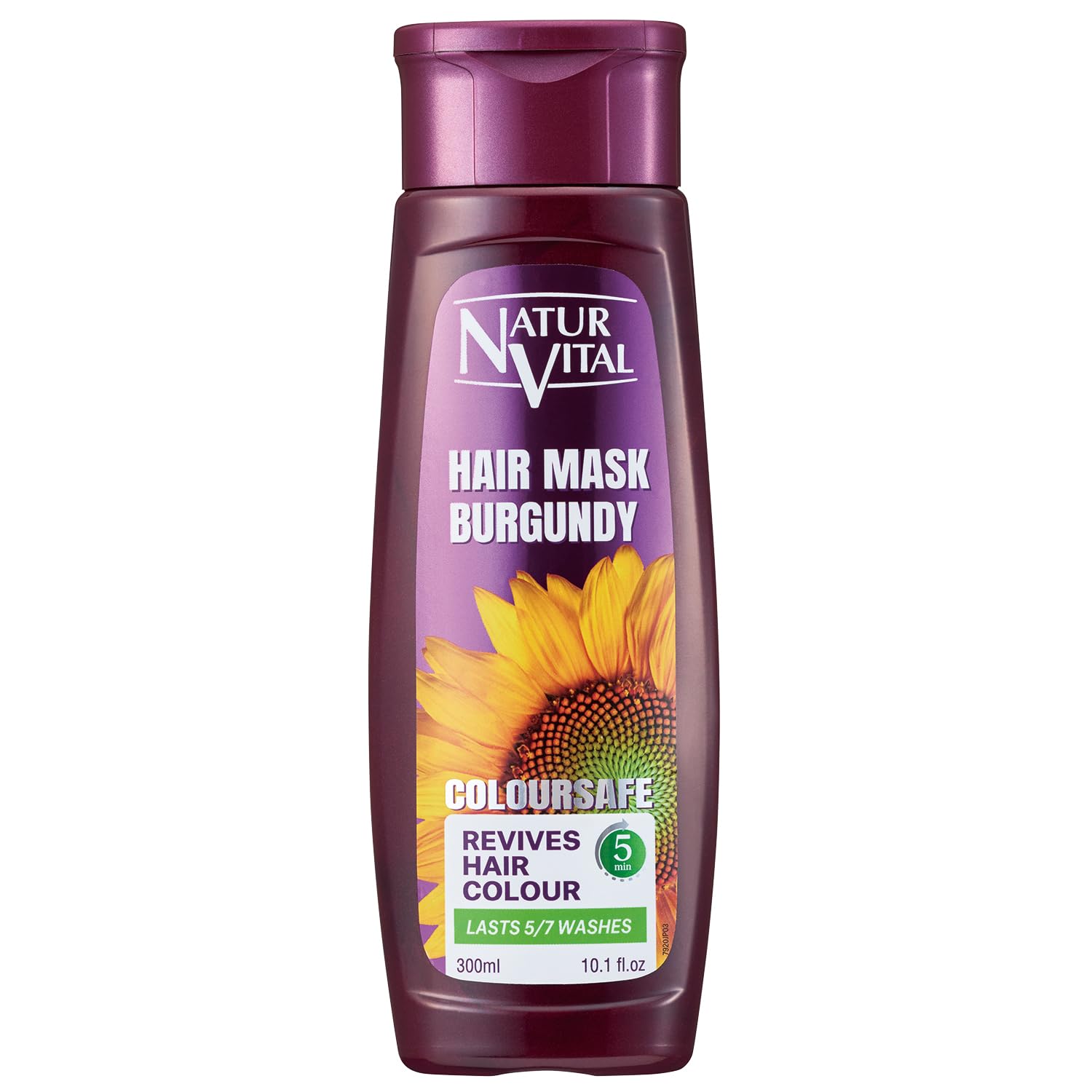 NaturVital Color Safe Hair Mask S Wine Red 300ml