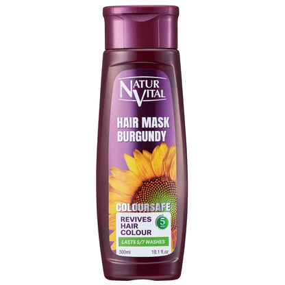 NaturVital Color Safe Hair Mask S Wine Red 300ml