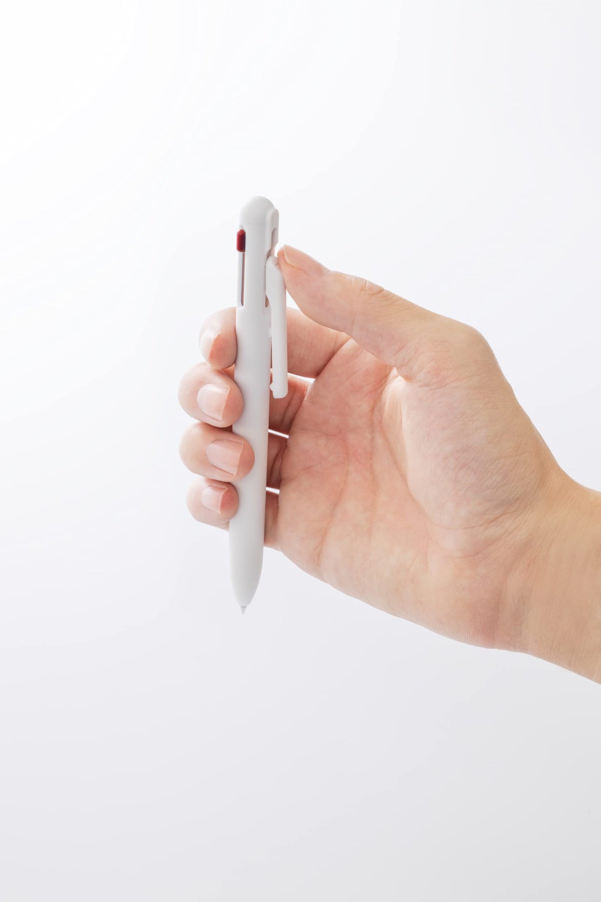 Pentel Multi-Function Ballpoint Pen Calme 0.7mm and 0.5mm Grayish White