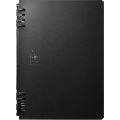 Kingjim Ring Notebook Teffleune Biz A5 Black 20 Holes