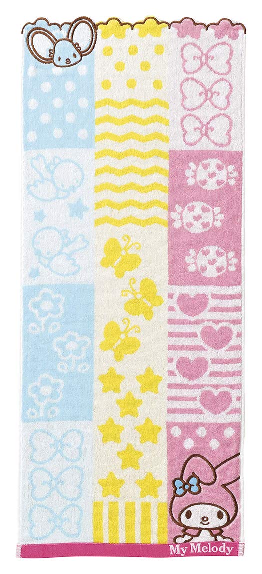 Marushin Face Towel My Melody 34x80cm Cotton 100%