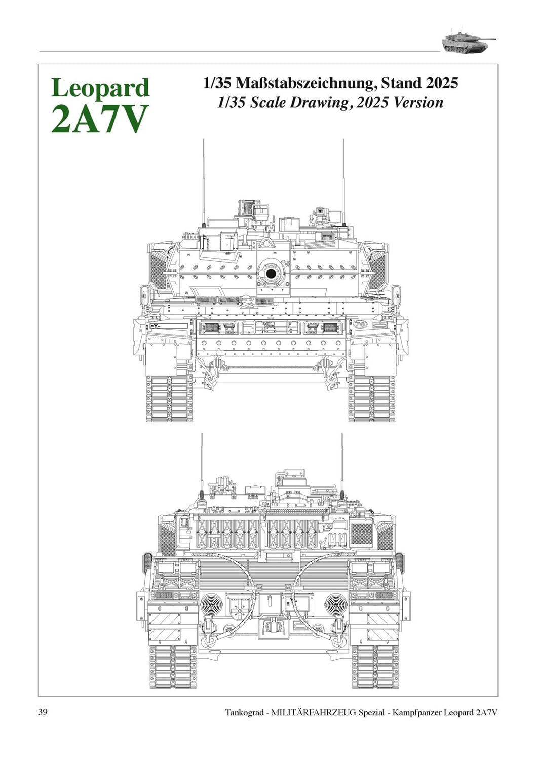 Tankograd Leopard 2A7V Model Reference Book for Collectors