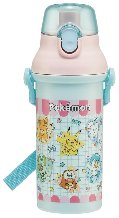 Skater Kids Water Bottle 480ml with One-Touch Design