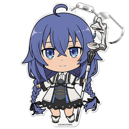 azumaker Roxy Migurdia Keychain with Stand from Jobless Reincarnation