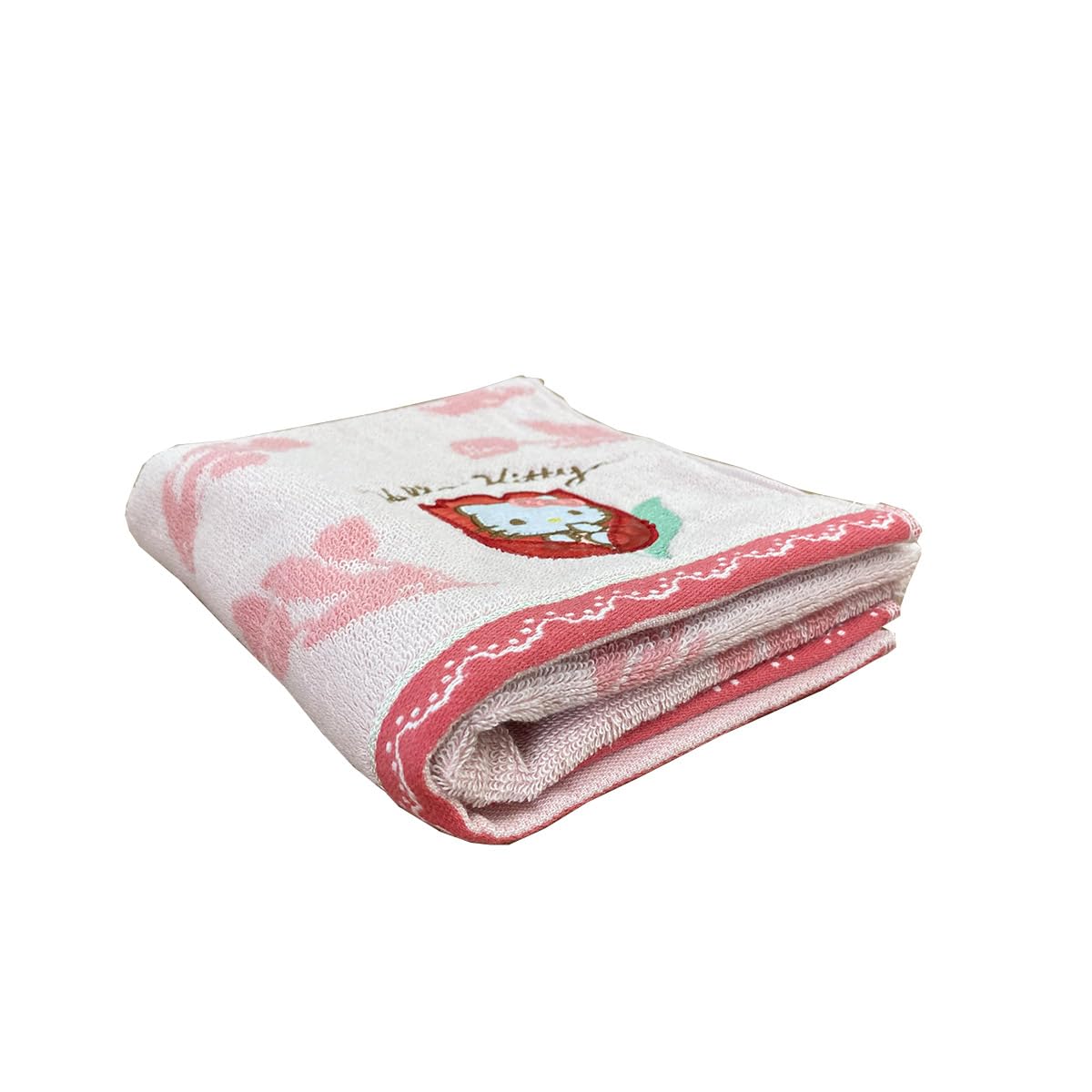 Marushin Face Towel Hello Kitty Bloom Kitty 100% Cotton Antimicrobial
