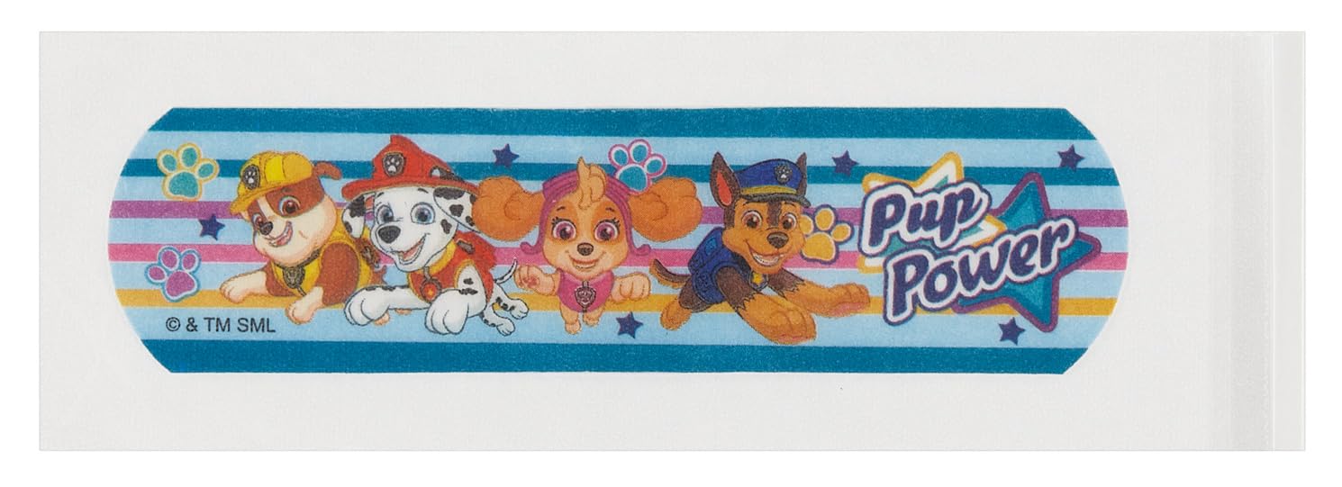 Skater Waterproof Bandages for Kids Paw Patrol L Size 20 Count