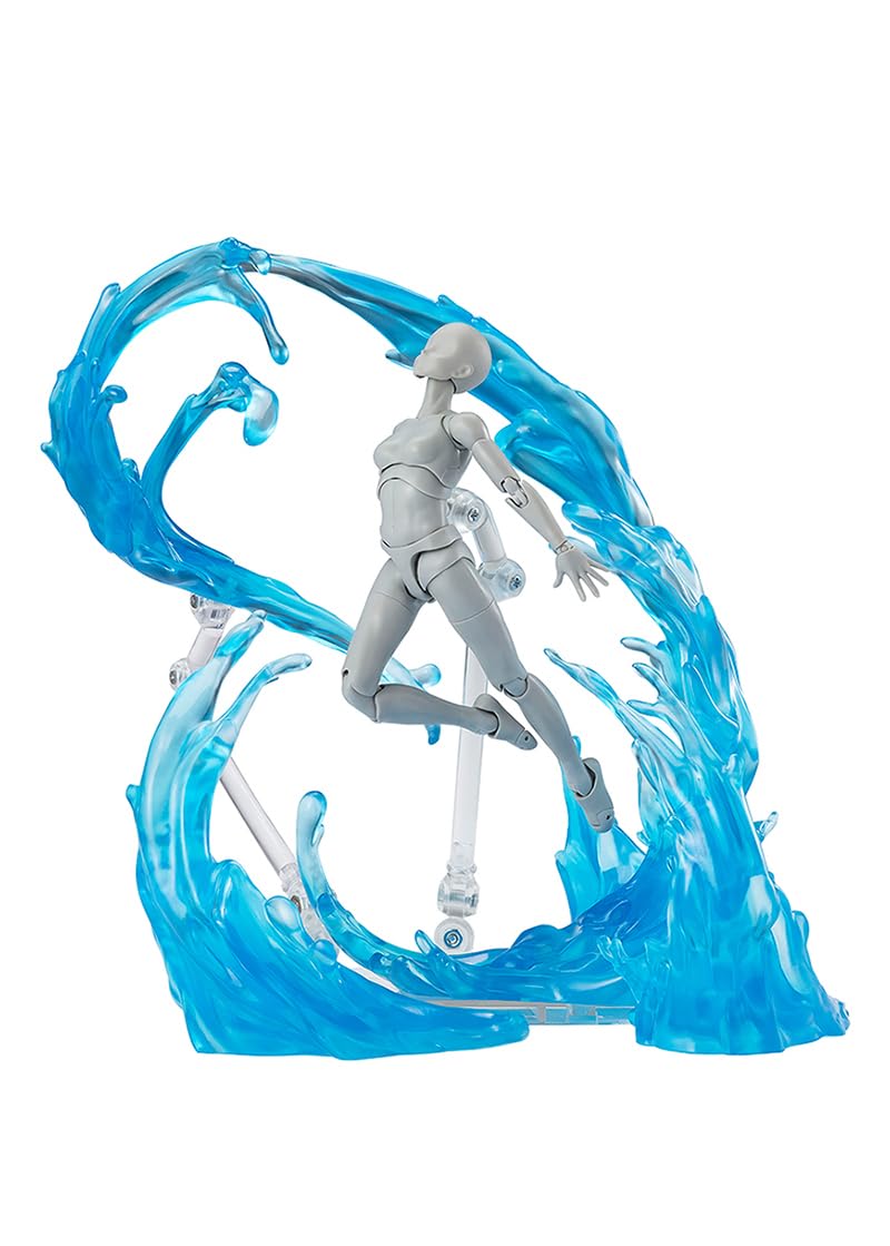 TAMASHII NATIONS Tamashii EFFECT WATER Blue Ver. for S.H.Figuarts, Approx. 180mm, PVC &amp; ABS