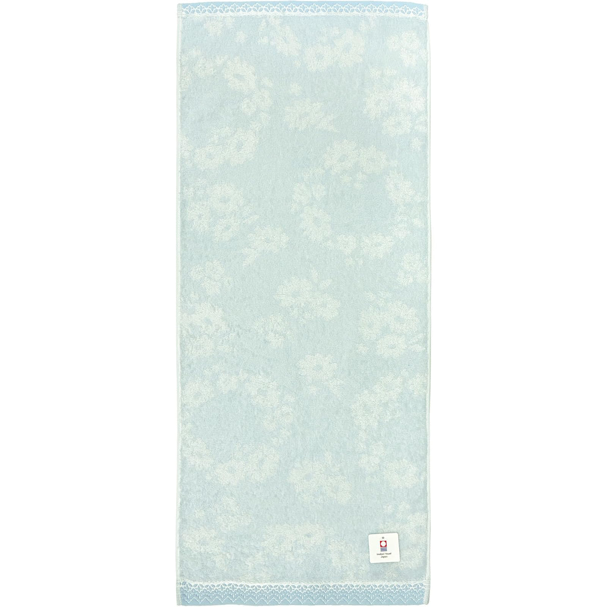 Hayashi Face Towel Blue Flower Waltz 34x80cm for Daily Use