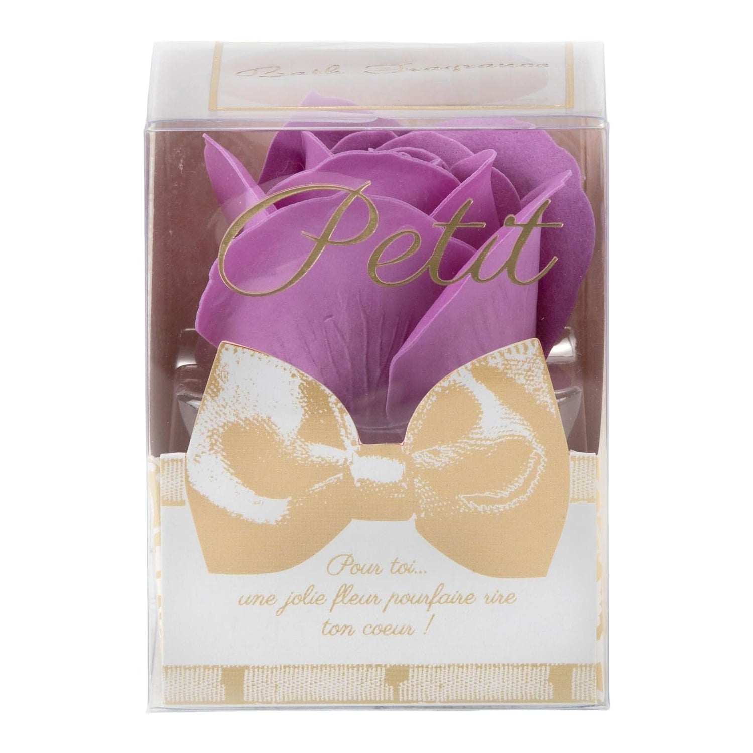 Q-FLA Soap Flower Bath Bomb Purple Gift for Special Occasions