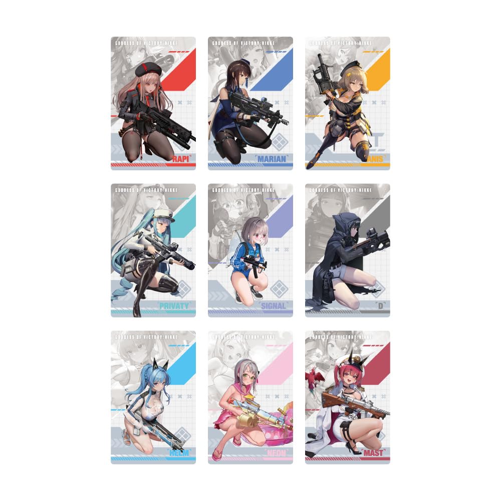 ALGERNON PRODUCT NIKKE Gun Girl Metal Card Collection Box 56x88mm