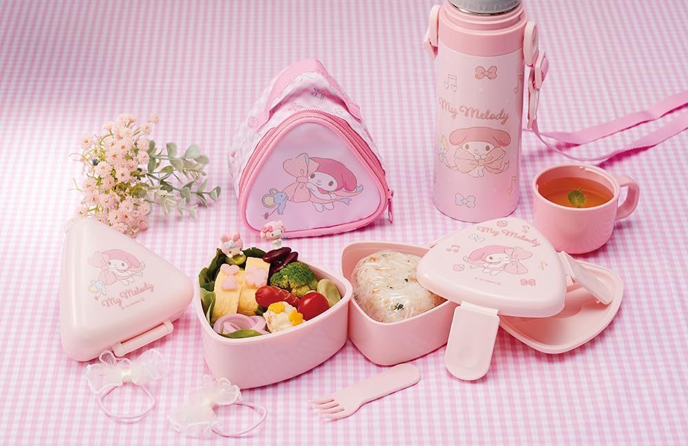 Skater Antibacterial Two-Tier Rice Ball Bento Box 500ml for Kids