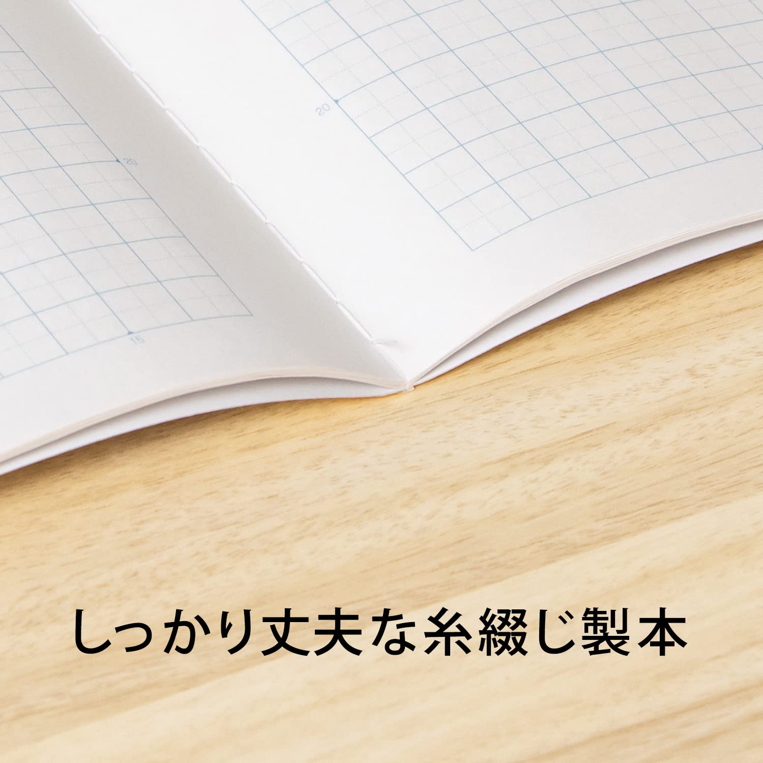 Kyokuto School Notebook 5mm Graph Semi A4 Yellow Checkered Design