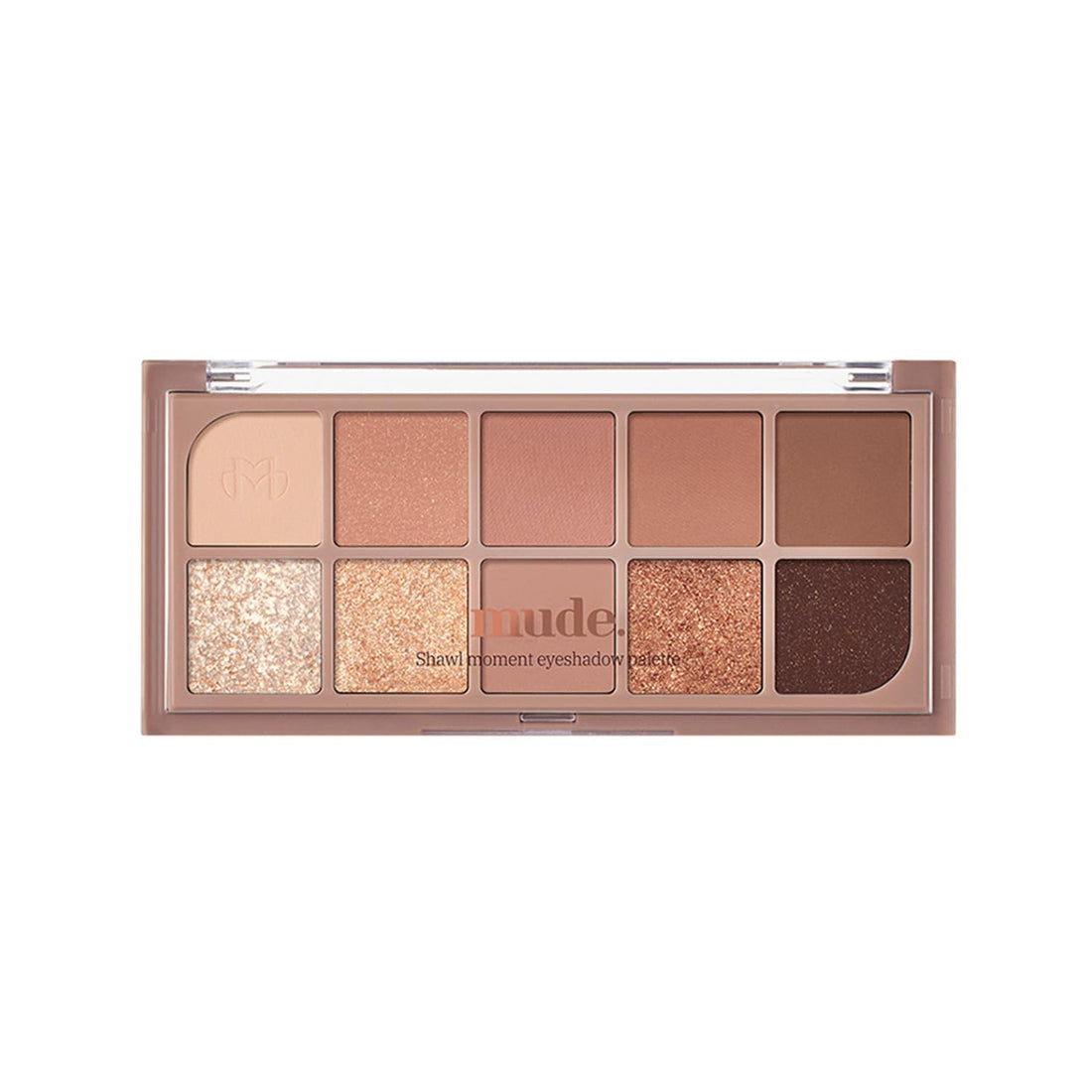 mude. Eyeshadow Palette Warm Memory 01 for Effortless Looks