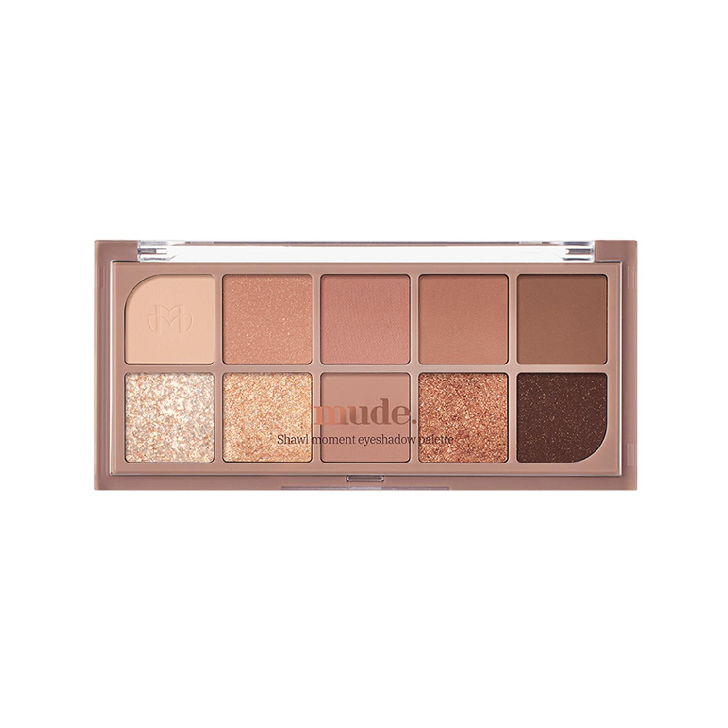 mude. Eyeshadow Palette Warm Memory 01 for Effortless Looks