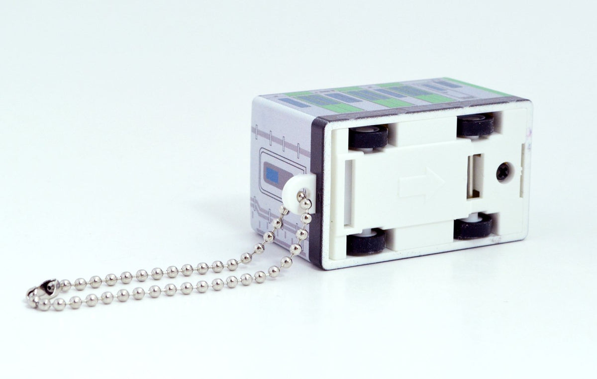 Daiwa Toy Keychain Green 4cm GOGO Cubie Model Train E235 Series