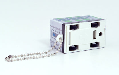 Daiwa Toy Keychain Green 4cm GOGO Cubie Model Train E235 Series