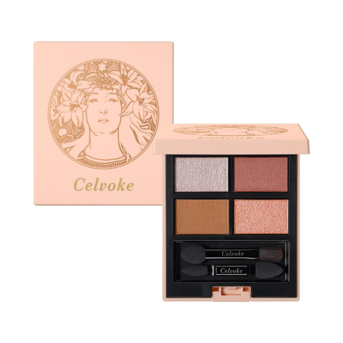 Celvoke Vattic Eye Palette EX15 Sensual Gaze 4-Color Eyeshadow