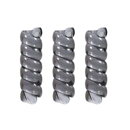 Kutsuwa Grip Puny Spiral Grey Pencil Case