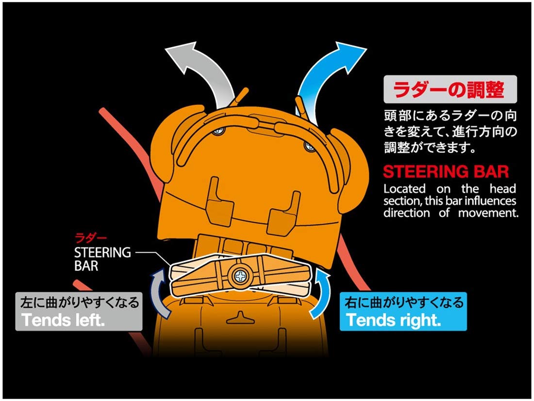 TAMIYA Fun Work Series Clear Orange Centipede Robot Model Kit